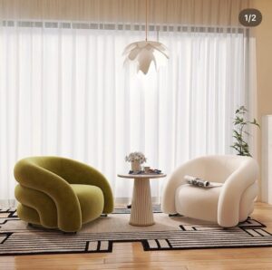 Modern High-End Tufted Reclining Sofa Chair